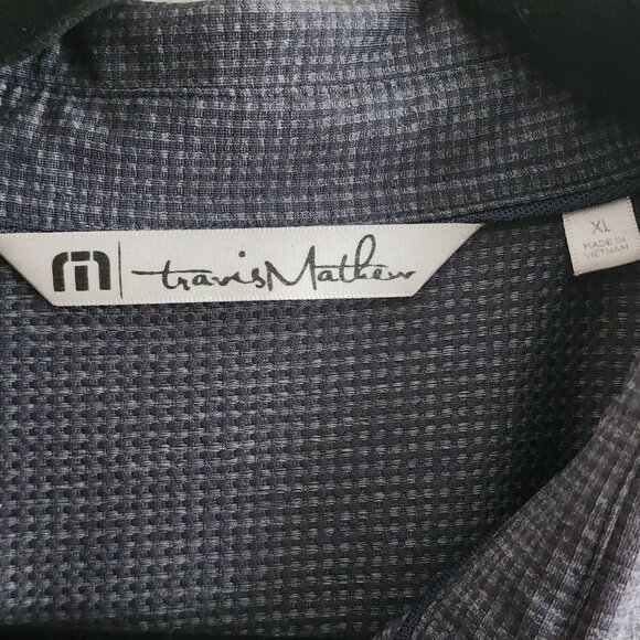 Travis Mathew Mens Golf Polo Shirt Short Sleeve Embroidered Logo Gray Size XL - Picture 5 of 7